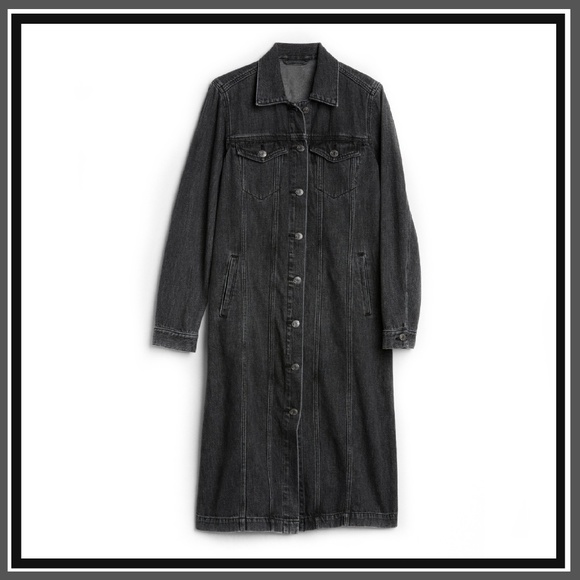 gap denim duster